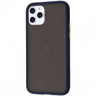 Чехол Shadow Matte для iPhone 11 Pro Max Midnight blue/Lime Чехол Shadow Matte для iPhone 11 Pro Max Midnight blue/Lime